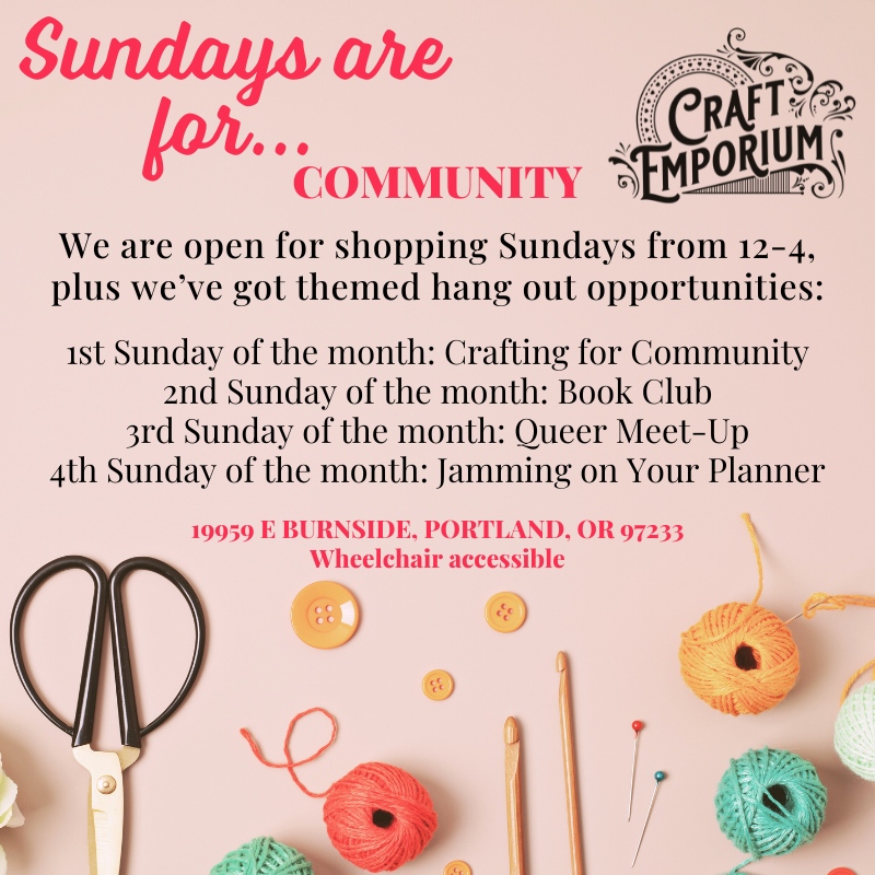 Sundays are for... community!