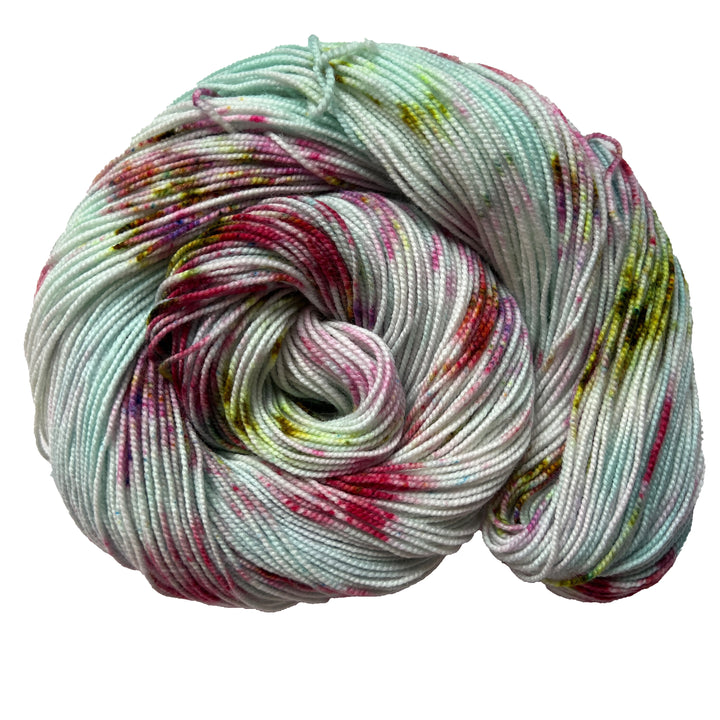 Nine of Cups- Hand dyed yarn - Mohair - Fingering - Sock - DK - Sport - Worsted - Bulky - Variegated Yarn