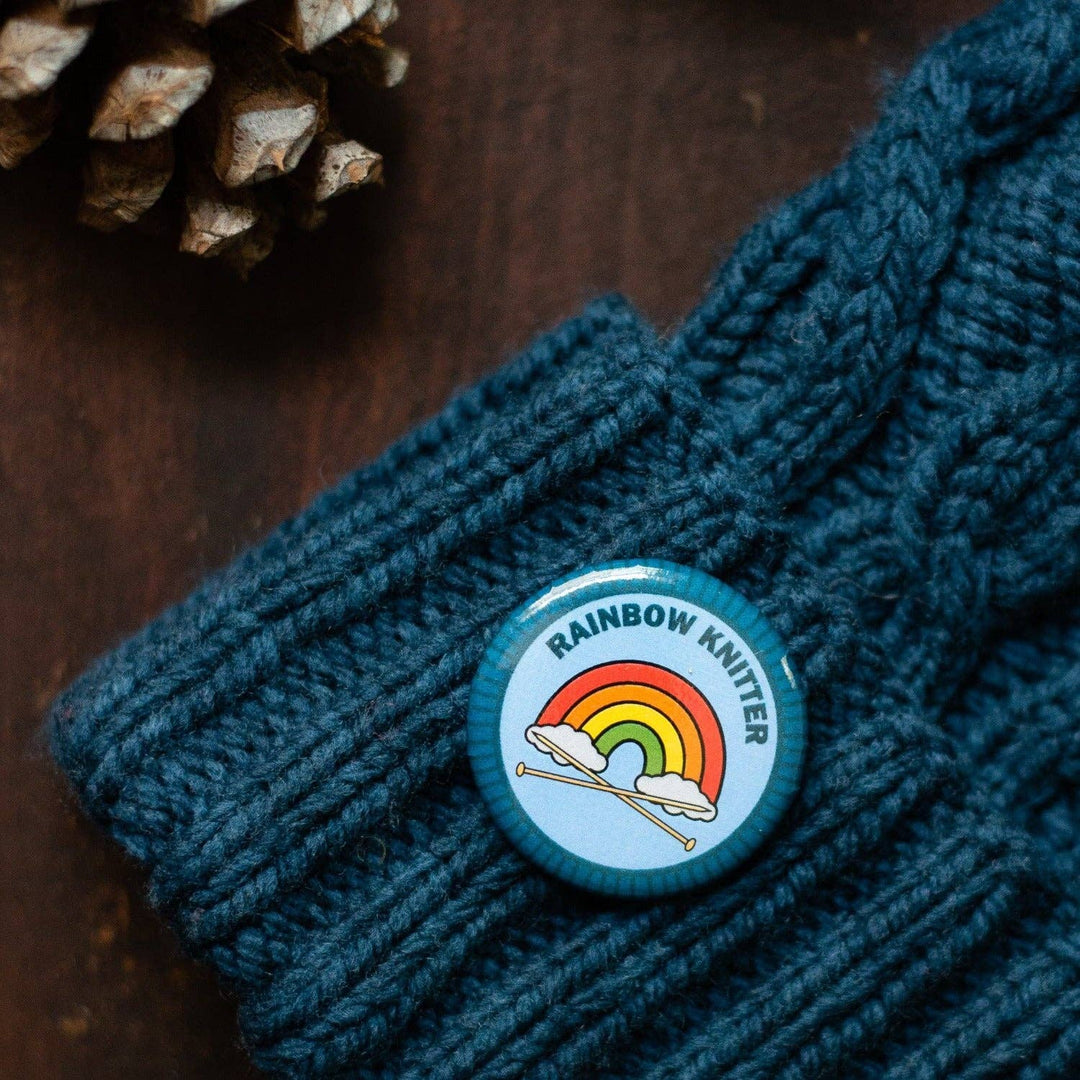 Rainbow Knitter Knitting Merit Badge