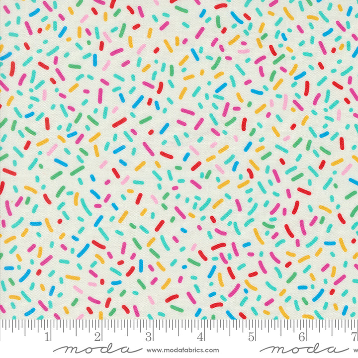 Snack Shack Cream Life is Better with Sprinkles by Crystal Manning for Moda / 11947 11 / Half yard continuous cut (Copy)