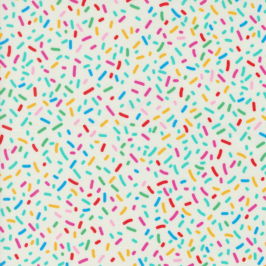 Snack Shack Cream Life is Better with Sprinkles by Crystal Manning for Moda / 11947 11 / Half yard continuous cut (Copy)