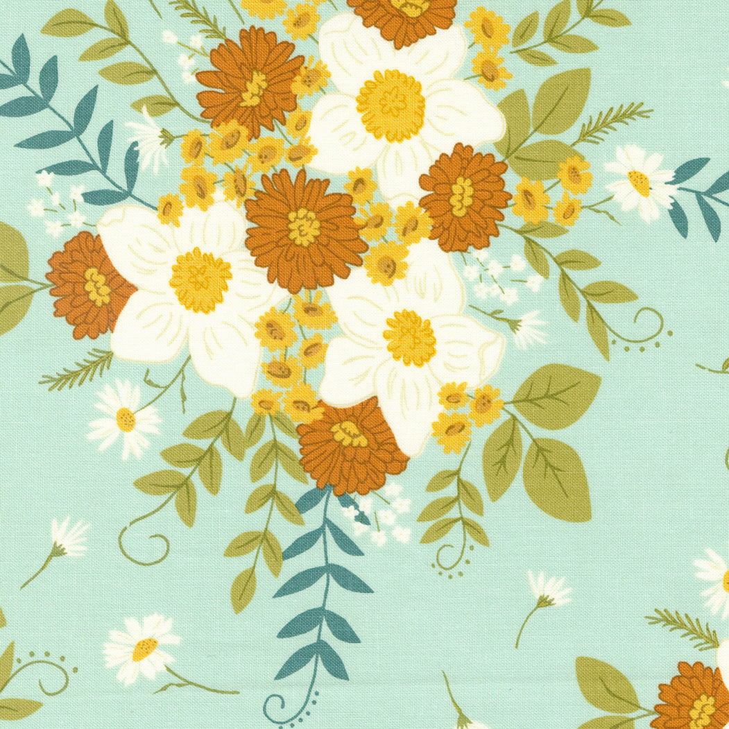 CLEARANCE Sky Country Floral Ponderosa by Stacy Iest Hsu for Moda / 20860 17 / FULL yard continuous cut