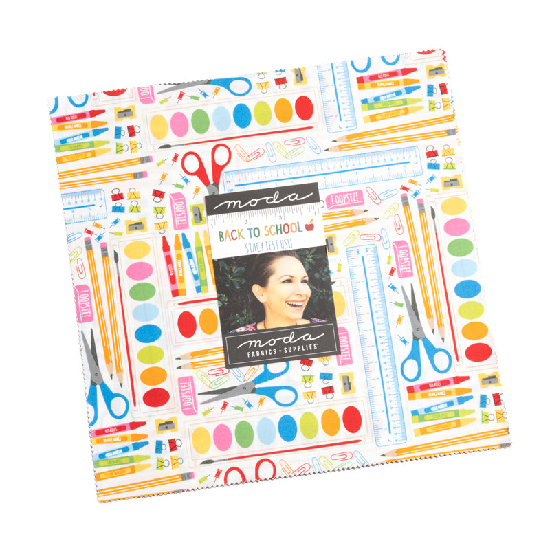 CLEARANCE Back to School by Stacy Iest Hsu Layer Cake 40 10" squares