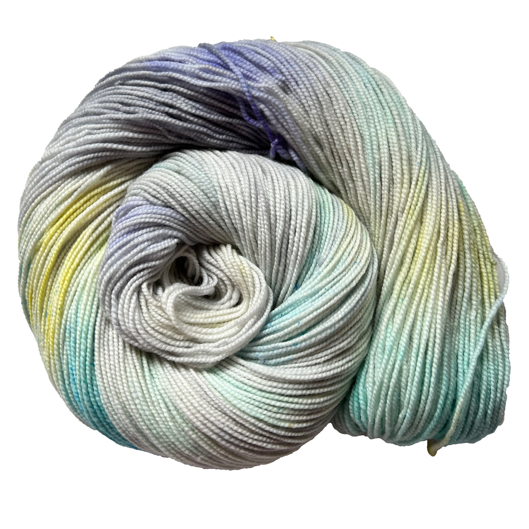 Moonstone - Hand dyed yarn - Mohair - Fingering - Sock - DK - Sport - Worsted - Bulky - Variegated Yarn