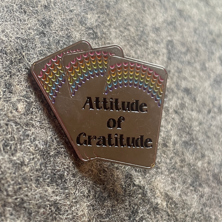 Attitude of Gratitude Enamel Pin