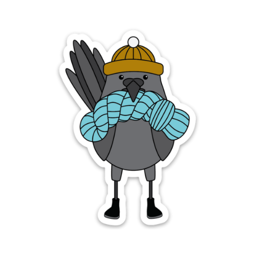 Raven Yarn Sticker