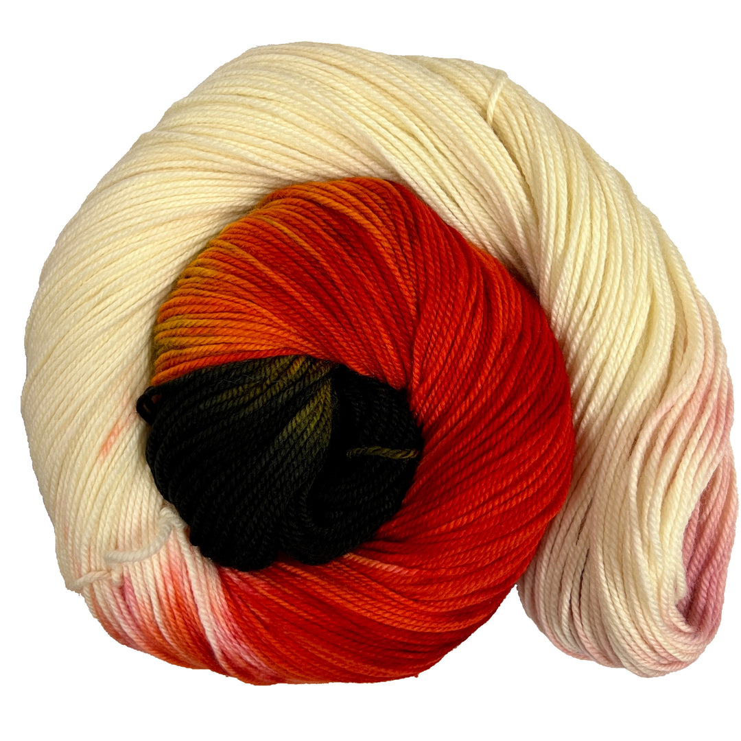 Officers! - Hand dyed yarn - Mohair - Fingering - Sock - DK - Sport - Worsted - Bulky - Variegated Yarn