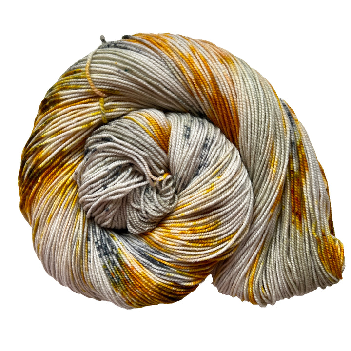 Grellow- Hand dyed yarn - Mohair - Fingering - Sock - DK - Sport - Worsted - Bulky - Variegated Yarn