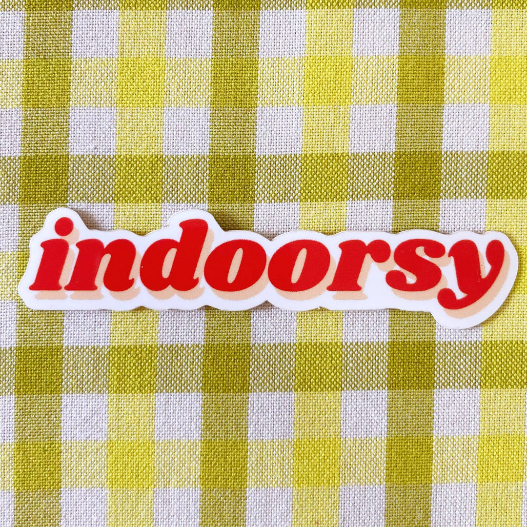 Indoorsy Vinyl Sticker