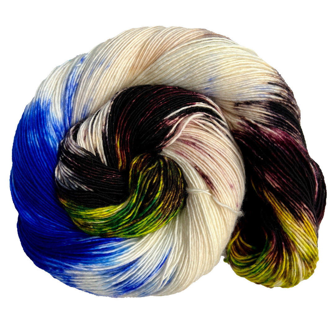 Passion Flower - Hand dyed yarn - Mohair - Fingering - Sock - DK - Sport - Worsted - Bulky - Variegated Yarn