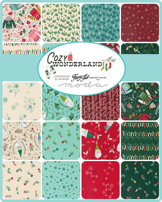 Cozy Wonderland Icicle Stockings / 45592 17 / Half yard continuous cut