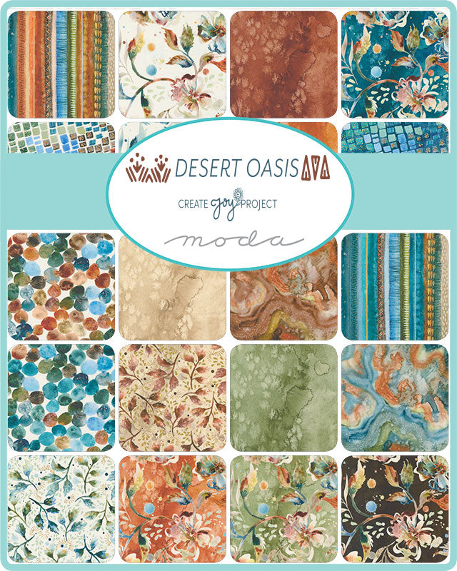 CLEARANCE Desert Oasis Skyview Canyons Adobe Fabric Yardage by Create Joy Project / 39765 13 / FULL yard continuous cut