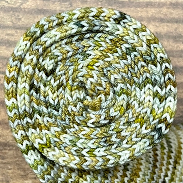 Ewe Tubes 60-stitch full skein tube in Knitted Wit Sock: Craters of the Moon