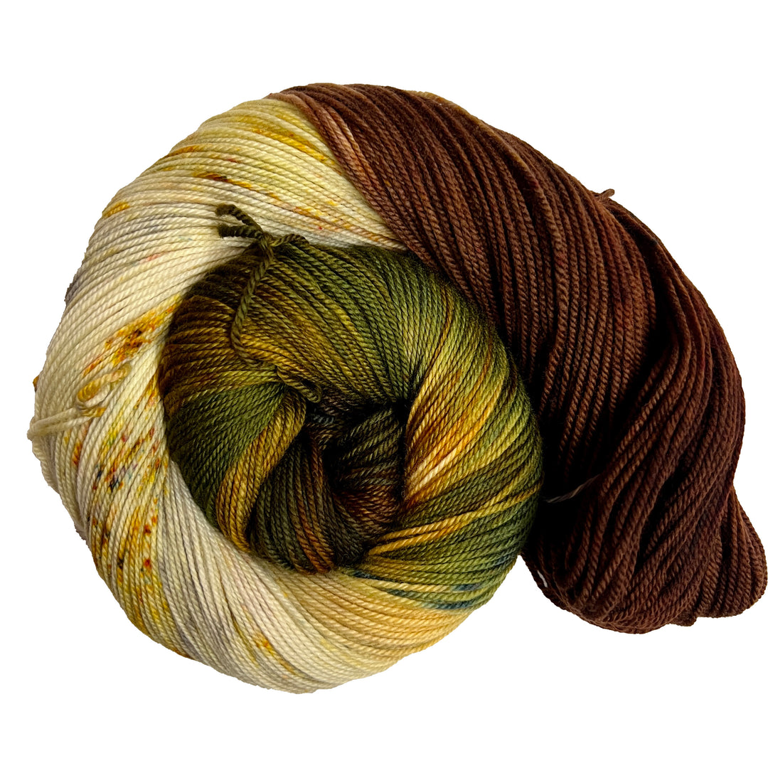 No Money No Prospects - Hand dyed yarn - Mohair - Fingering - Sock - DK - Sport - Worsted - Bulky - Variegated Yarn