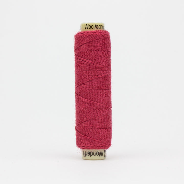 Wonderfil Ellana 12wt wool/acrylic -  EN21 Rhubarb / hand applique & stitching thread