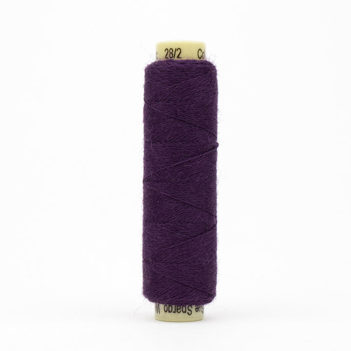 Wonderfil Ellana 12wt wool/acrylic -  EN39 Eggplant / hand applique & stitching thread