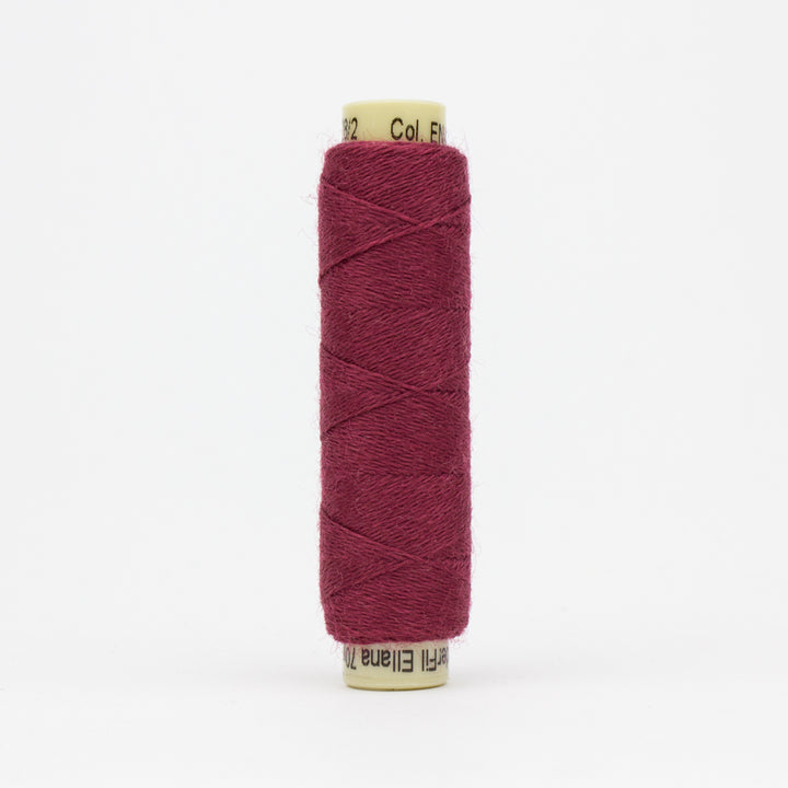 Wonderfil Ellana 12wt wool/acrylic -  EN43 Dark Cerise / hand applique & stitching thread