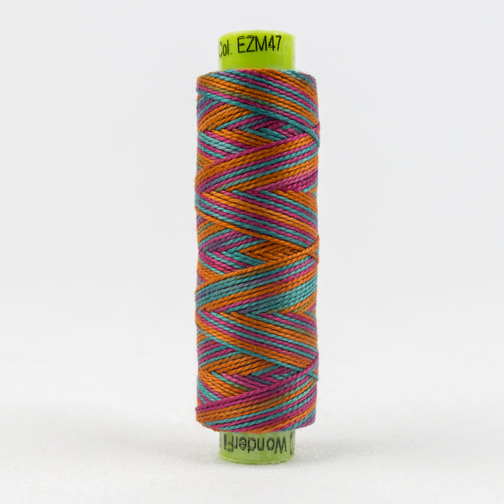 Wonderfil Eleganza Perle Cotton Thread #8 Sue Spargo -  EZM8-47 Conga Line / embroidery stitching thread