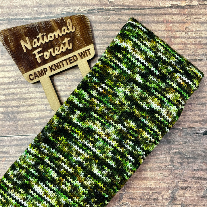 Ewe Tubes 60-stitch full skein tube in Knitted Wit Sock: Effigy Mounds NM