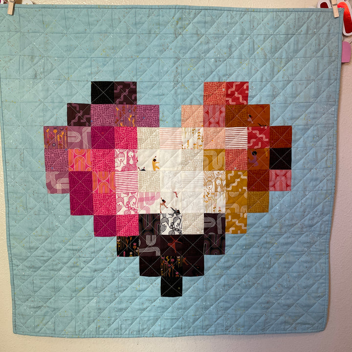 Wheel of the Year Craft Kit: Imbolc Heart Throb Quilt