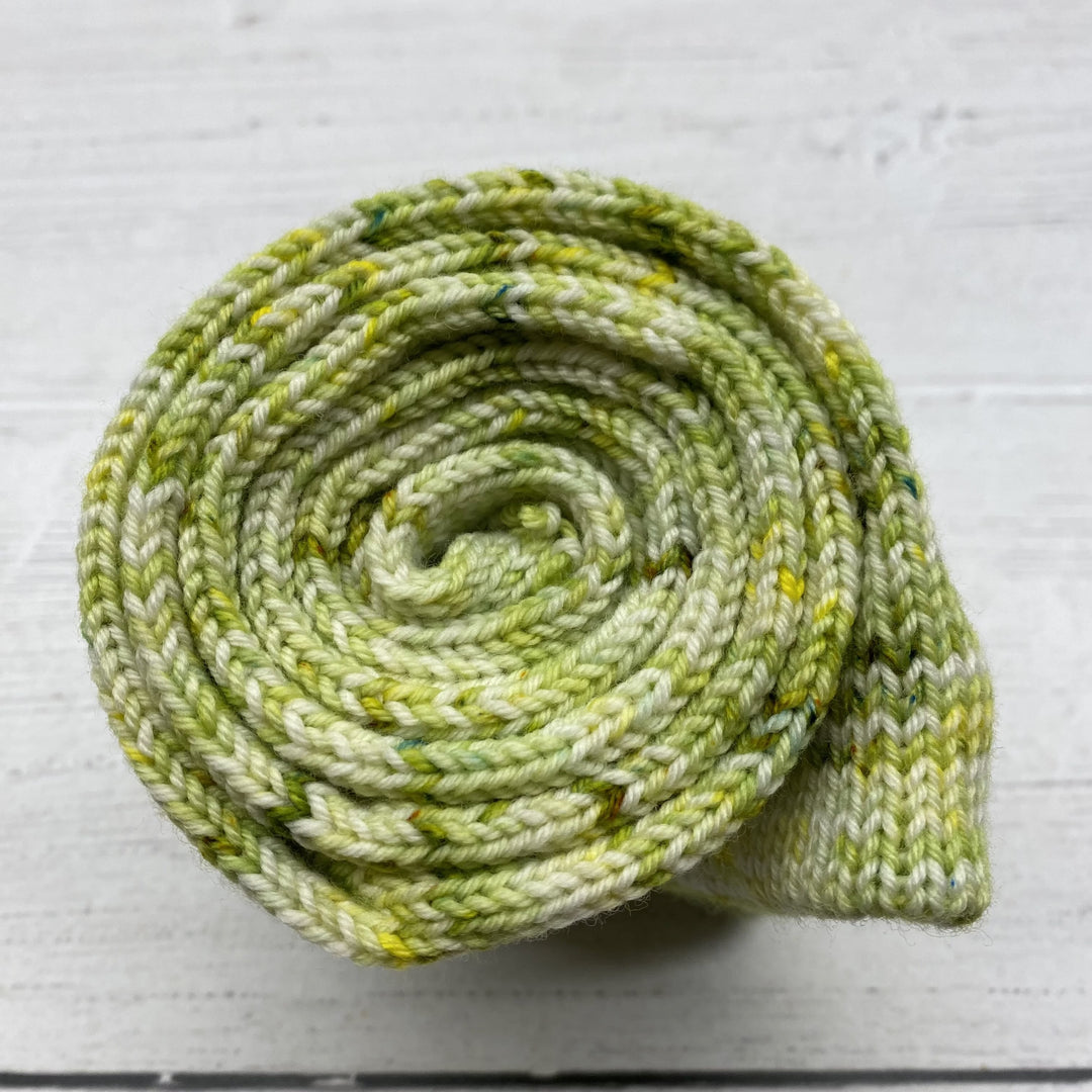 Ewe Tubes 60-stitch full skein tube in Knitted Wit Sock: Lily of the Valley