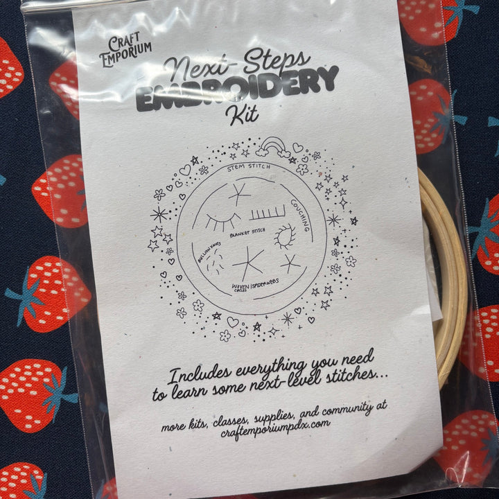 Next Steps Embroidery kit