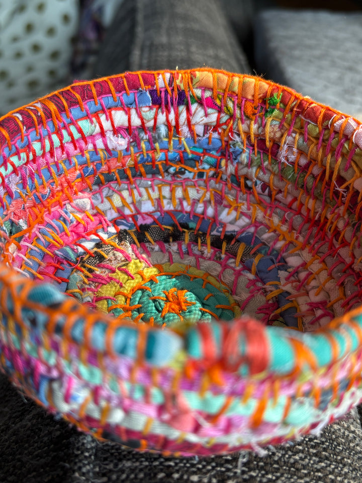 Workshop: Fabric-Wrapped Rope Baskets 5/28/25, 6-8pm