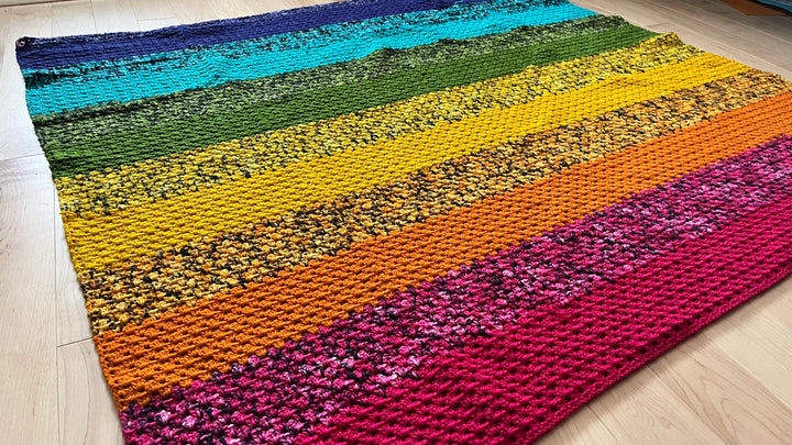 Granny Stripes Blanket Pattern (free!)