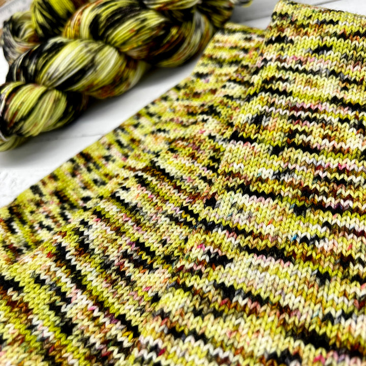 Ewe Tubes 60-stitch full skein tube in Knitted Wit Sock: Dread Nation