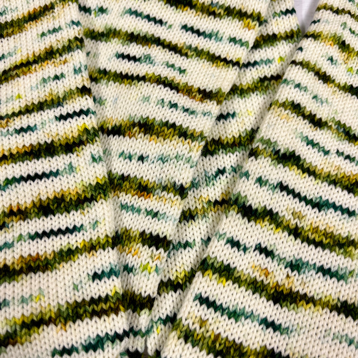 Ewe Tubes 60-stitch full skein tube in Knitted Wit Sock: Braiding Sweetgrass