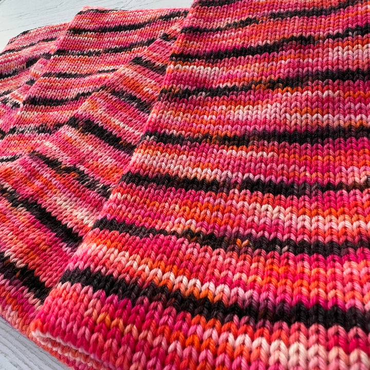 Ewe Tubes 60-stitch full skein tube in Knitted Wit Sock: Lilith's Brood