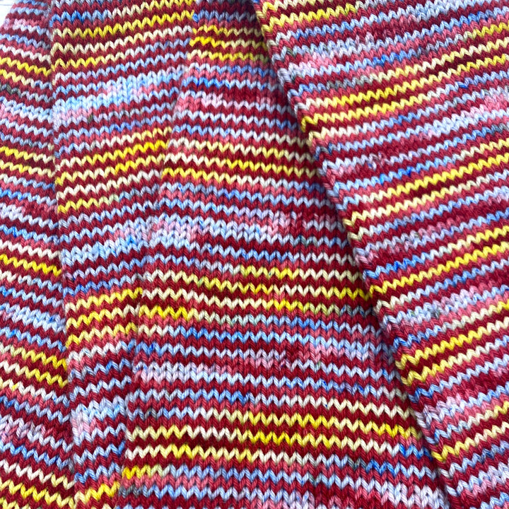 Ewe Tubes 60-stitch full skein tube in Knitted Wit Sock: New Galoshes