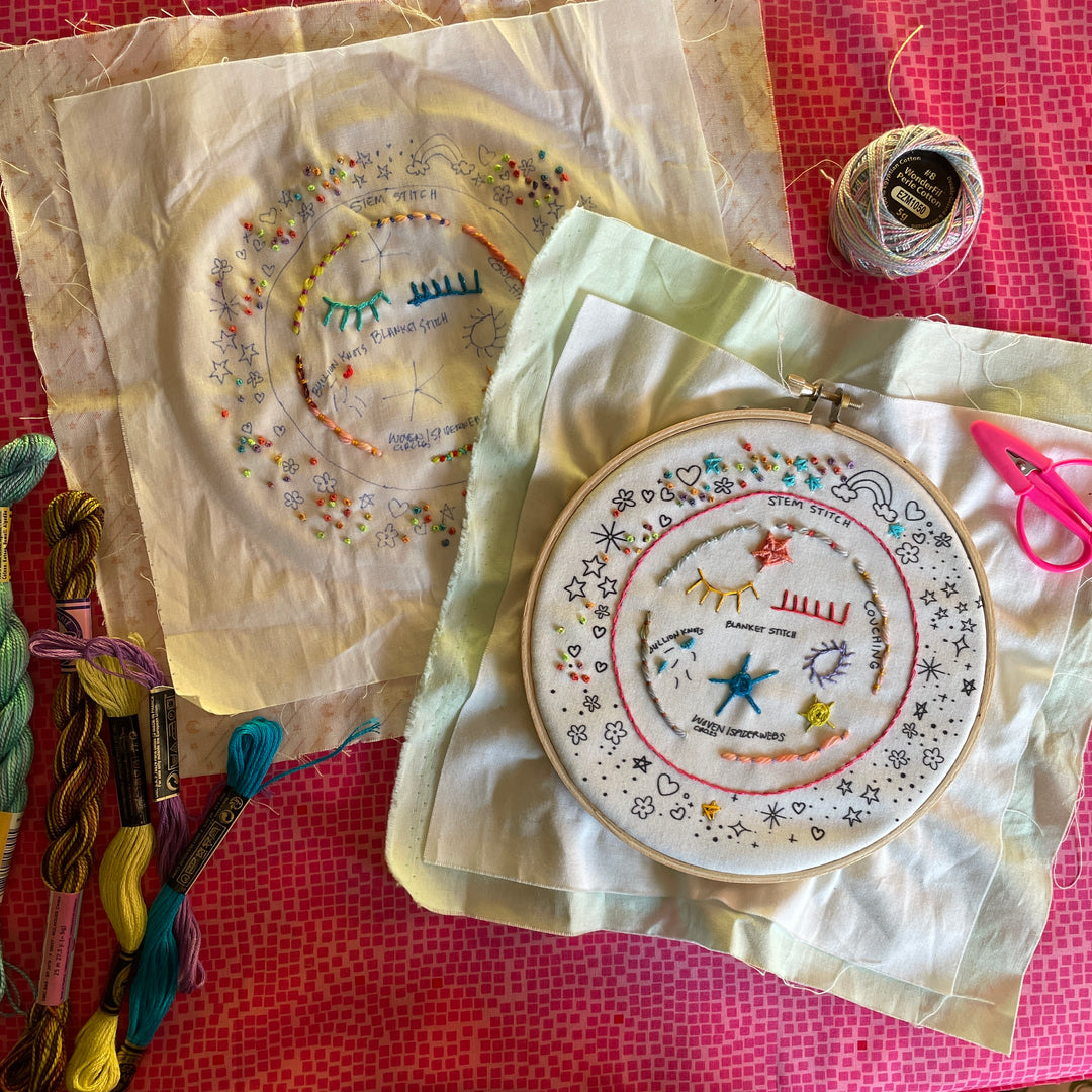 Workshop: Next-Steps Embroidery, 4/5/25, 3-5pm