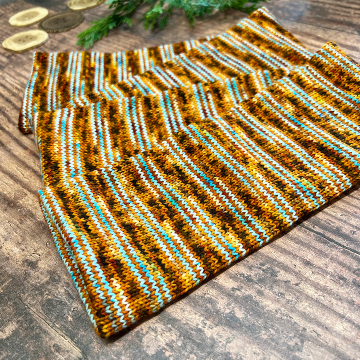 Ewe Tubes 60-stitch full skein tube in Knitted Wit Sock: Ice Age National Scenic Trail