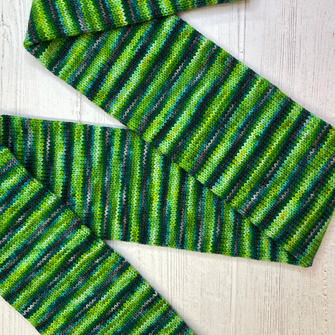 Ewe Tubes 60-stitch full skein tube in Knitted Wit Sock: Broken Earth