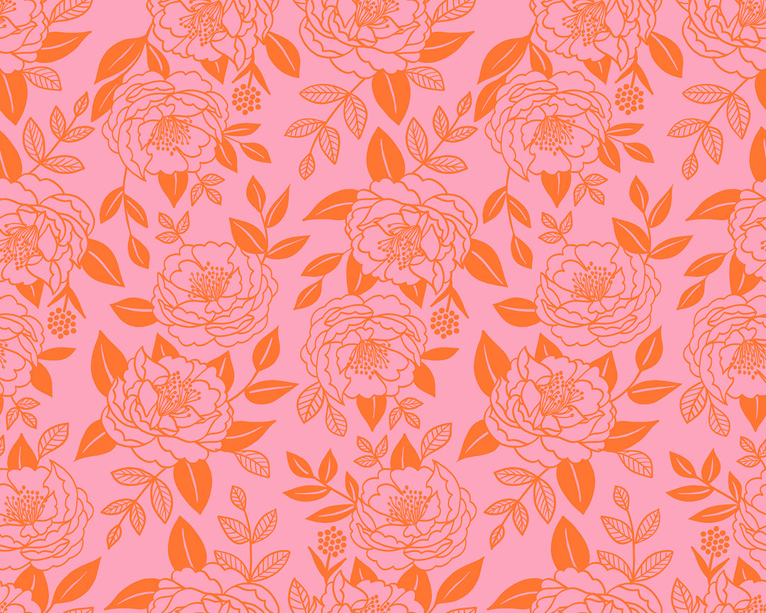 Rise and Shine Azalea Garden Glow Fabric Yardage by Melody Miller for Ruby Star Society / RS0079 12 / Half yard continuous cut