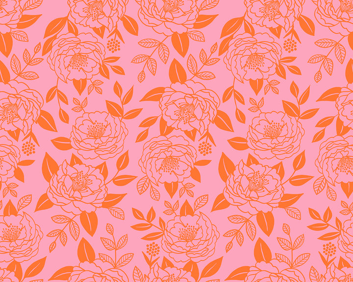 Rise and Shine Azalea Garden Glow Fabric Yardage by Melody Miller for Ruby Star Society / RS0079 12 / Half yard continuous cut