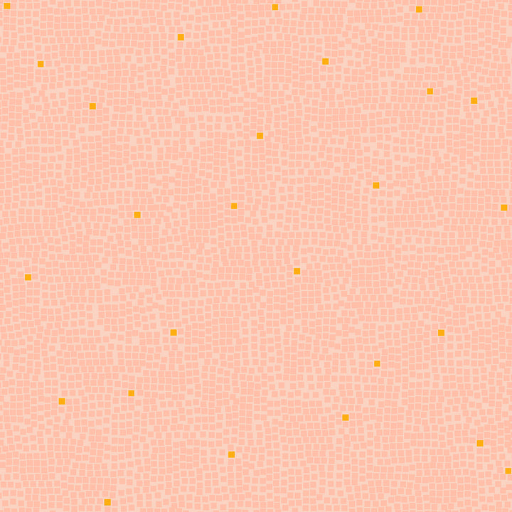 CLEARANCE Pixel Peach Fabric by Rashida Coleman-Hale for Ruby Star Society / RS1046 25 / FULL yard continuous cut