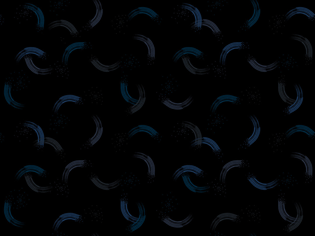 Twirl Black Fabric by Sarah Watts for Ruby Star Society / RS2065 20 / Half yard continuous cut