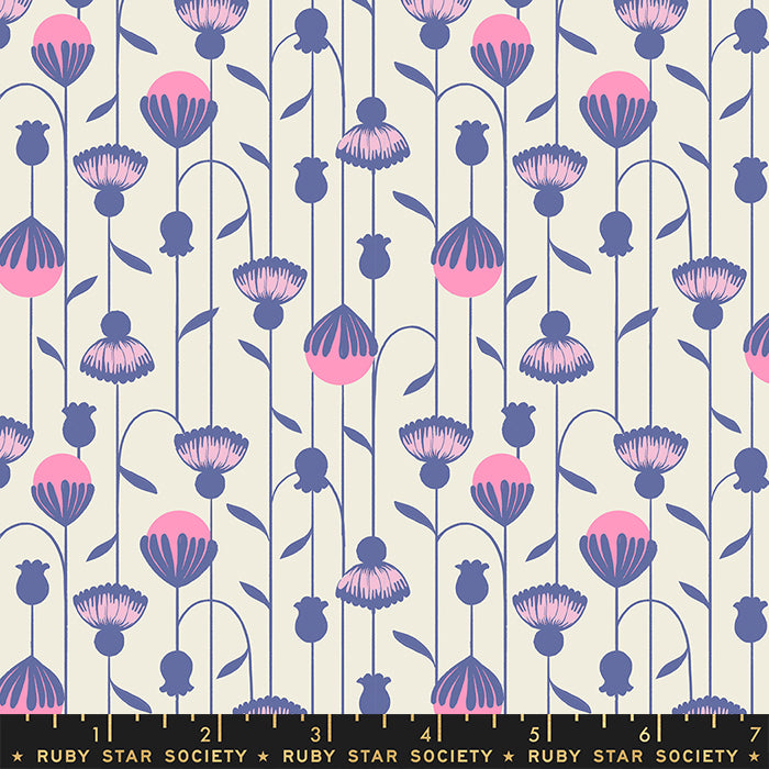 Backyard Arches Twilight Fabric by Sarah Watts for Ruby Star Society / RS2089 12 / Half yard continuous cut