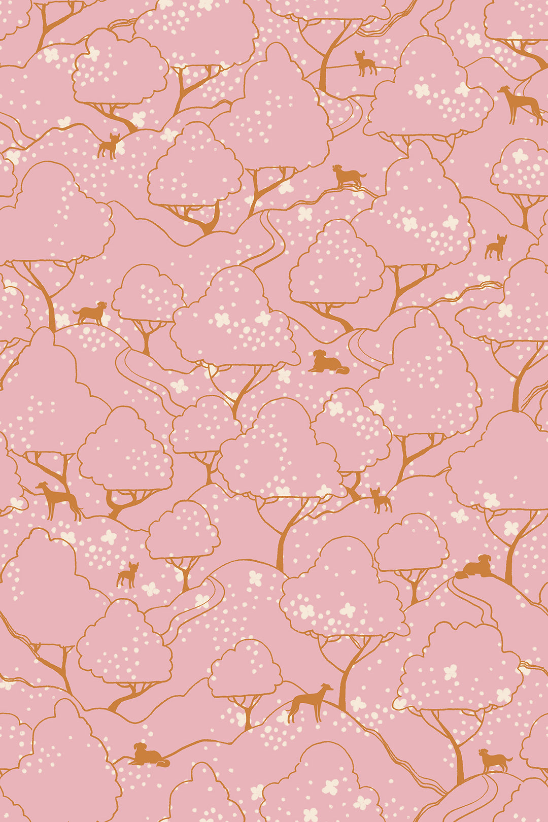 Dog Park Lavender Dog Park Blender Fabric by Sarah Watts for Ruby Star Society / RS2098 13 / Half yard continuous cut