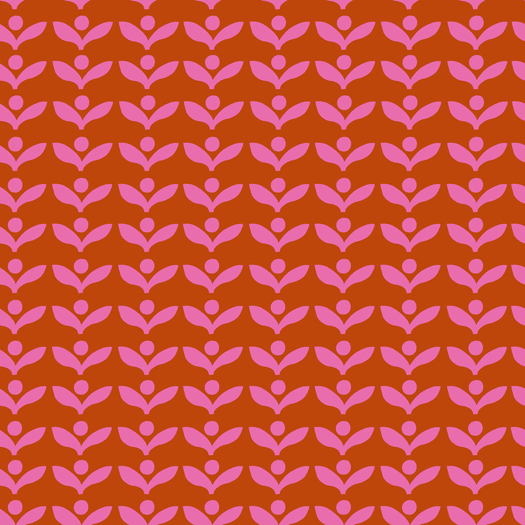 Sugar Maple Cayenne Retro Fabric by Alexia Marcelle Abegg for Ruby Star Society / RS4093 13 / Half yard continuous cut