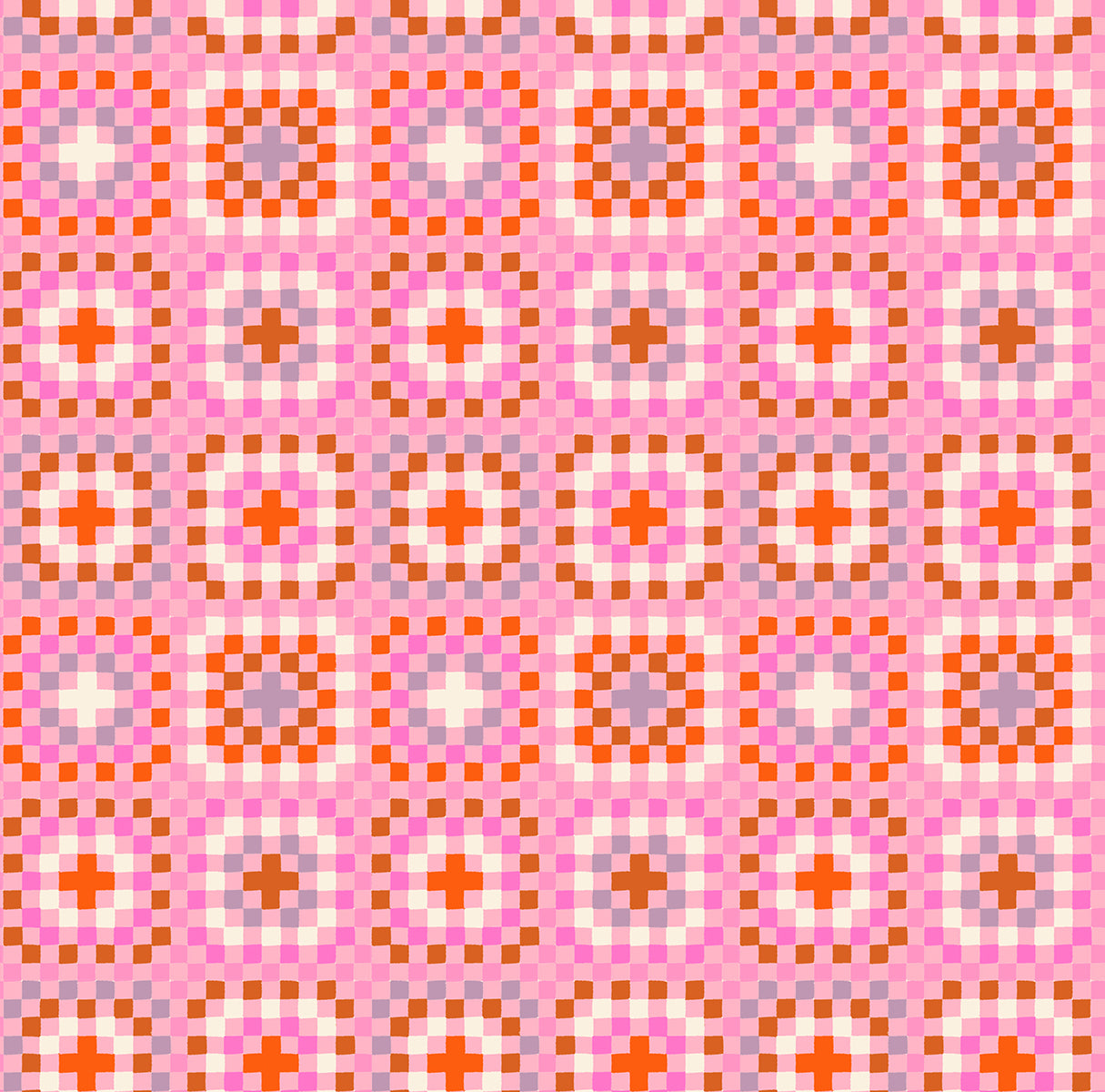 Meadow Star Merry Mini Granny Squares Fabric by Alexia Meadow Star Merry Mini Granny Squares Fabric by Alexia
