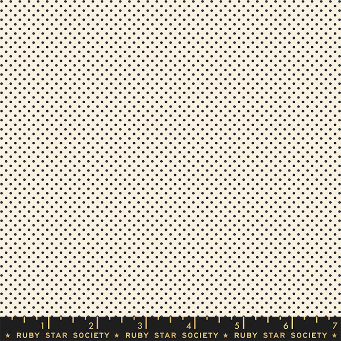 Meadow Star Natural Mini Dots Fabric by Alexia Marcelle Abegg for Ruby Star Society / RS4102 12 / Half yard continuous cut