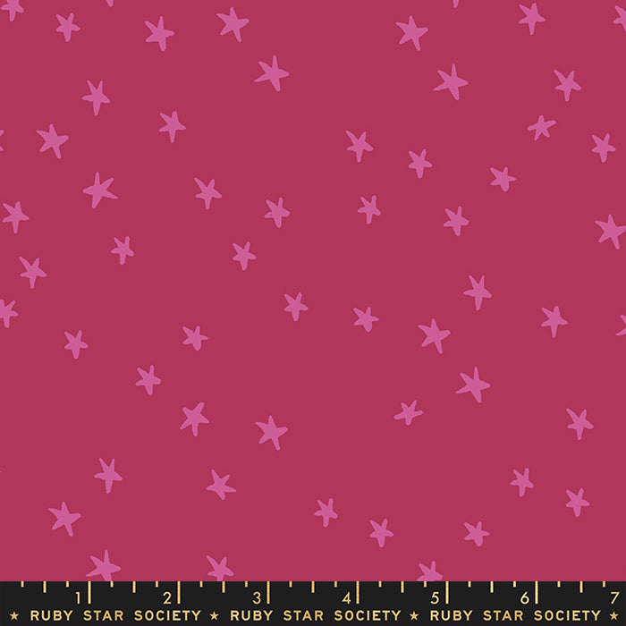 Starry Plum Star Fabric by Alexia Marcelle Abegg for Ruby Star Society / RS4109 61 / Half yard continuous cut