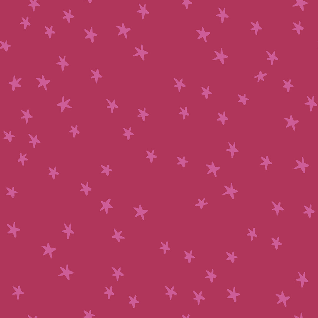 Starry Plum Star Fabric by Alexia Marcelle Abegg for Ruby Star Society / RS4109 61 / Half yard continuous cut