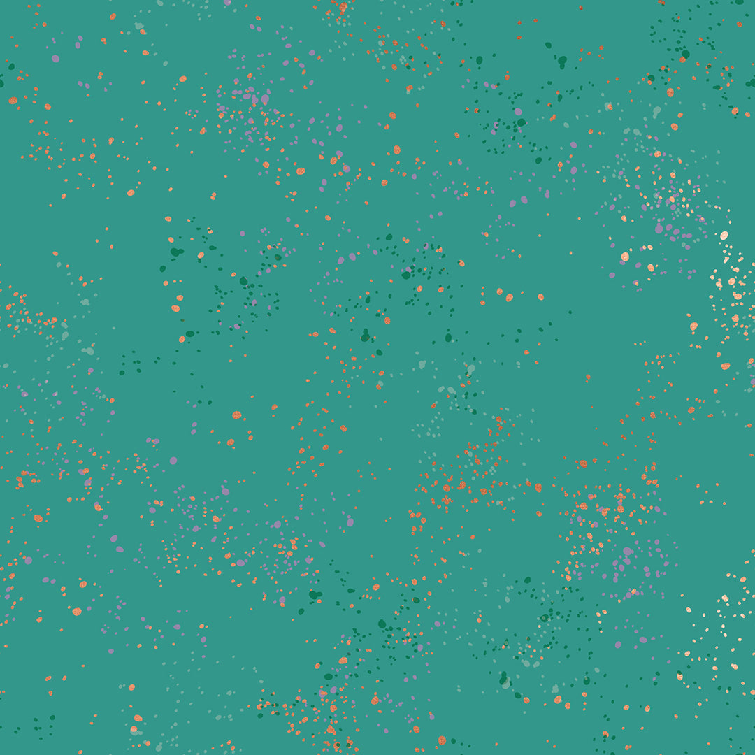 Speckled Succulent Metallic Fabric by Rashida Coleman Hale for Ruby Star Society / RS5027 107M / Half yard continuous cut