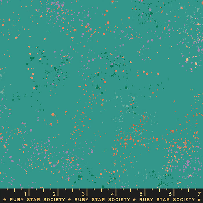 Speckled Succulent Metallic Fabric by Rashida Coleman Hale for Ruby Star Society / RS5027 107M / Half yard continuous cut