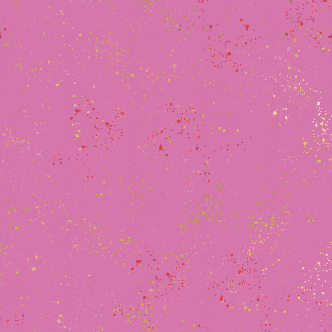 Speckled Daisy Metallic Fabric by Rashida Coleman Hale for Ruby Star Society / RS5027 41M / Half yard continuous cut