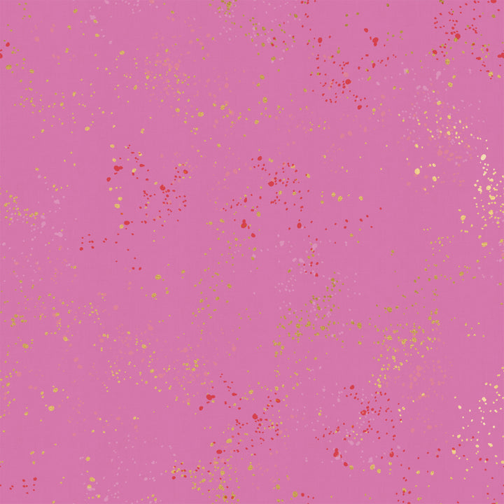 Speckled Daisy Metallic Fabric by Rashida Coleman Hale for Ruby Star Society / RS5027 41M / Half yard continuous cut
